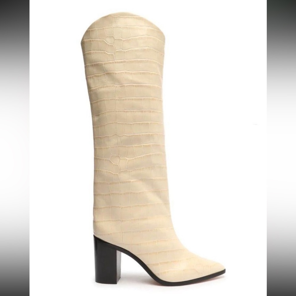 Schutz Maryana Cream Boot